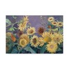Trademark Fine Art Joanne Porter 'Sunflower In Purple Sky' Canvas Art, 22x32 ALI30346-C2232GG
